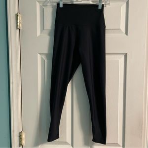 SAGE Navy Blue Athletic 3/4 Length Leggings